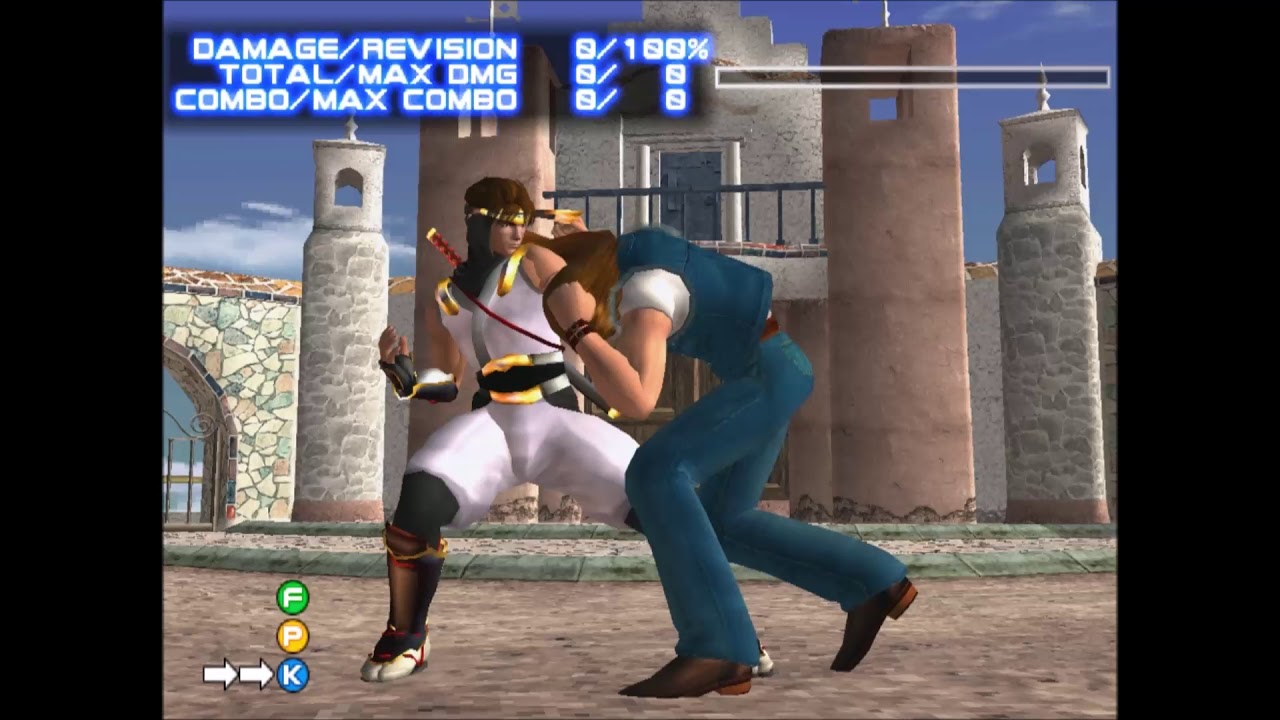 Dead or Alive 2, Ryu Hayabusa Holds & Throws Compilation