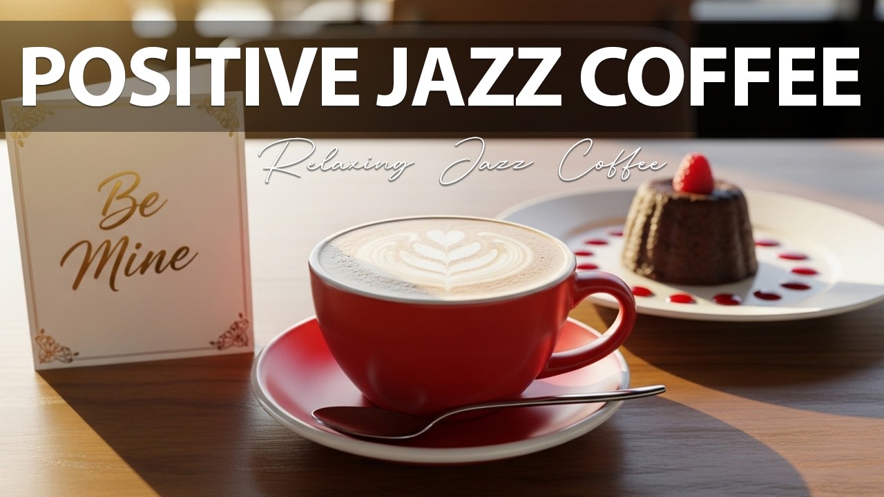 Positve Jazz Coffee ☕Relaxng Jazz Music Bossa Nova Coffee Ambience for Study, Focus & Good Mood.