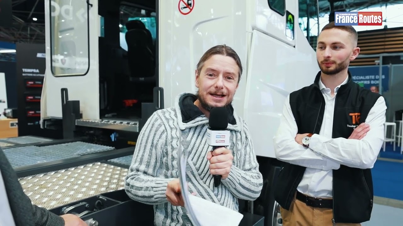 Solutrans 2023 : Brevet Carrosserie et Neotrucks rétrofitent un camion porte-caisse