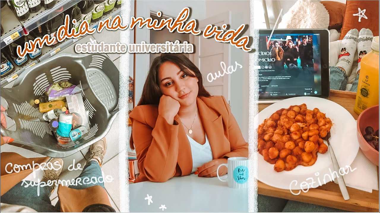 Um dia na minha vida de ESTUDANTE UNIVERSITÁRIA: aulas, supermercado e cozinhar! | Isabel Mota