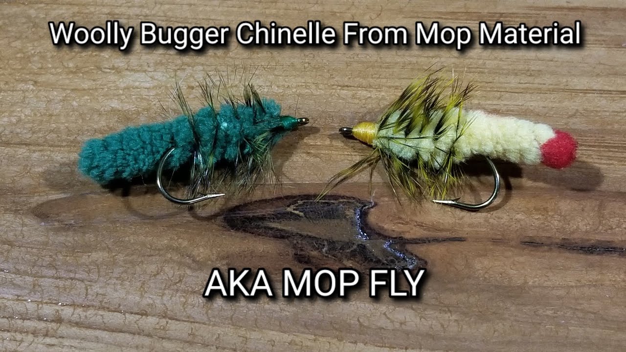 Woolly Bugger Chinelle From Mop Material AKA MOP FLY