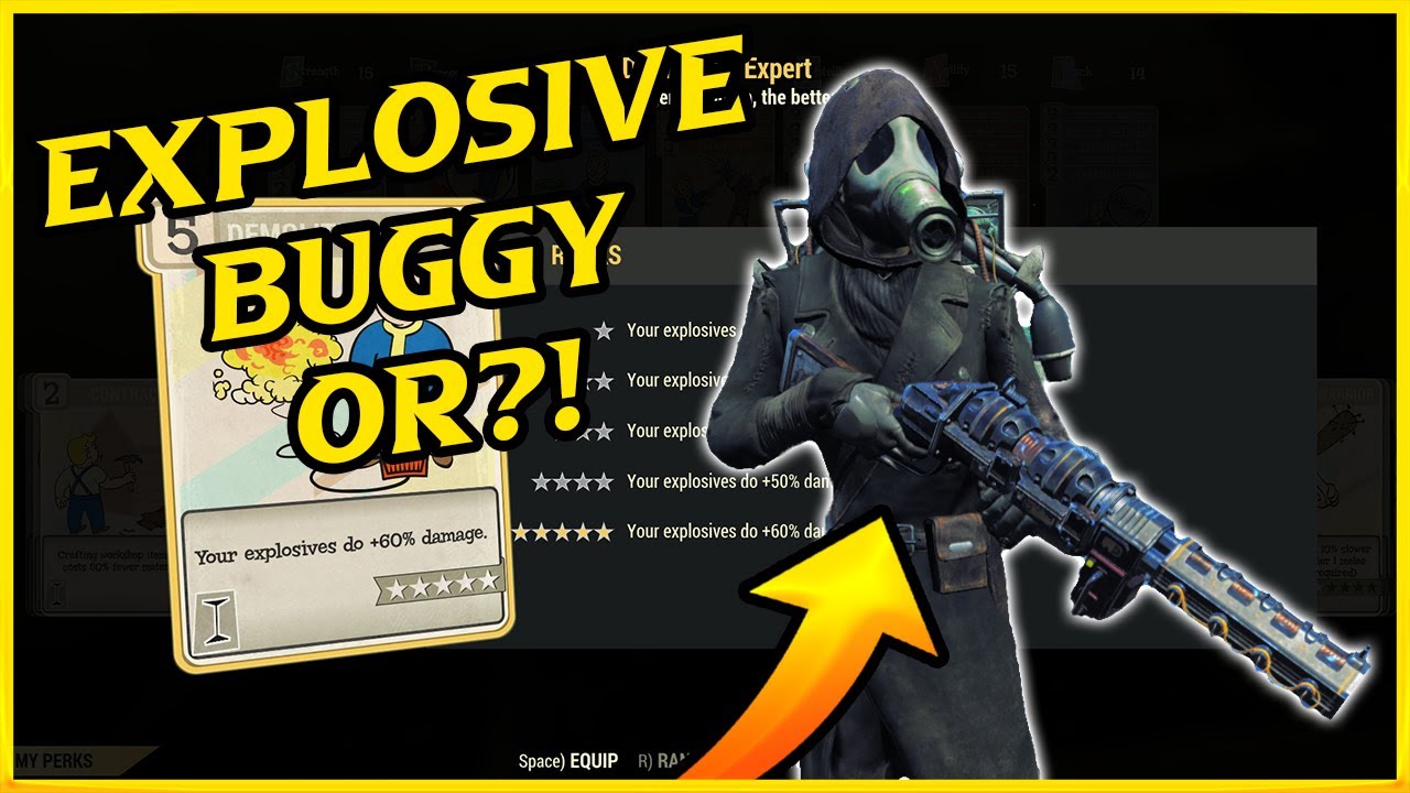 [Fallout 76] - Is Explosive/Gauss Broken?!