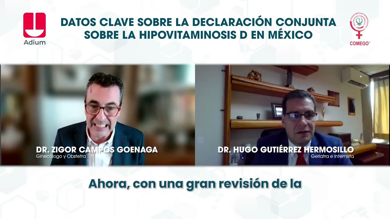 Podcast COMEGO “Datos clave sobre la declaración conjunta sobre la hipovitaminosis D en México”