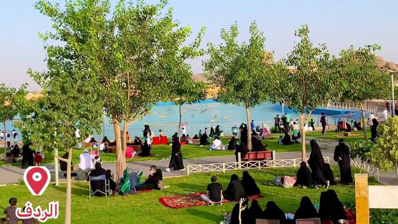 احتفالات اليوم الوطني السعودي العرض الجوي في منتزه الردف بالطائف