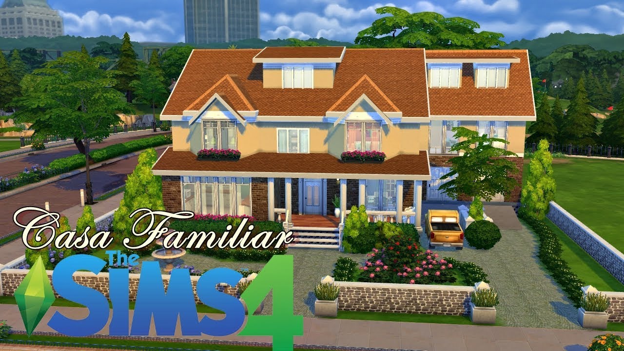 Constrindo uma Casa Familiar Suburbana #minhacasaMTsims │The Sims 4 (Speed Build)