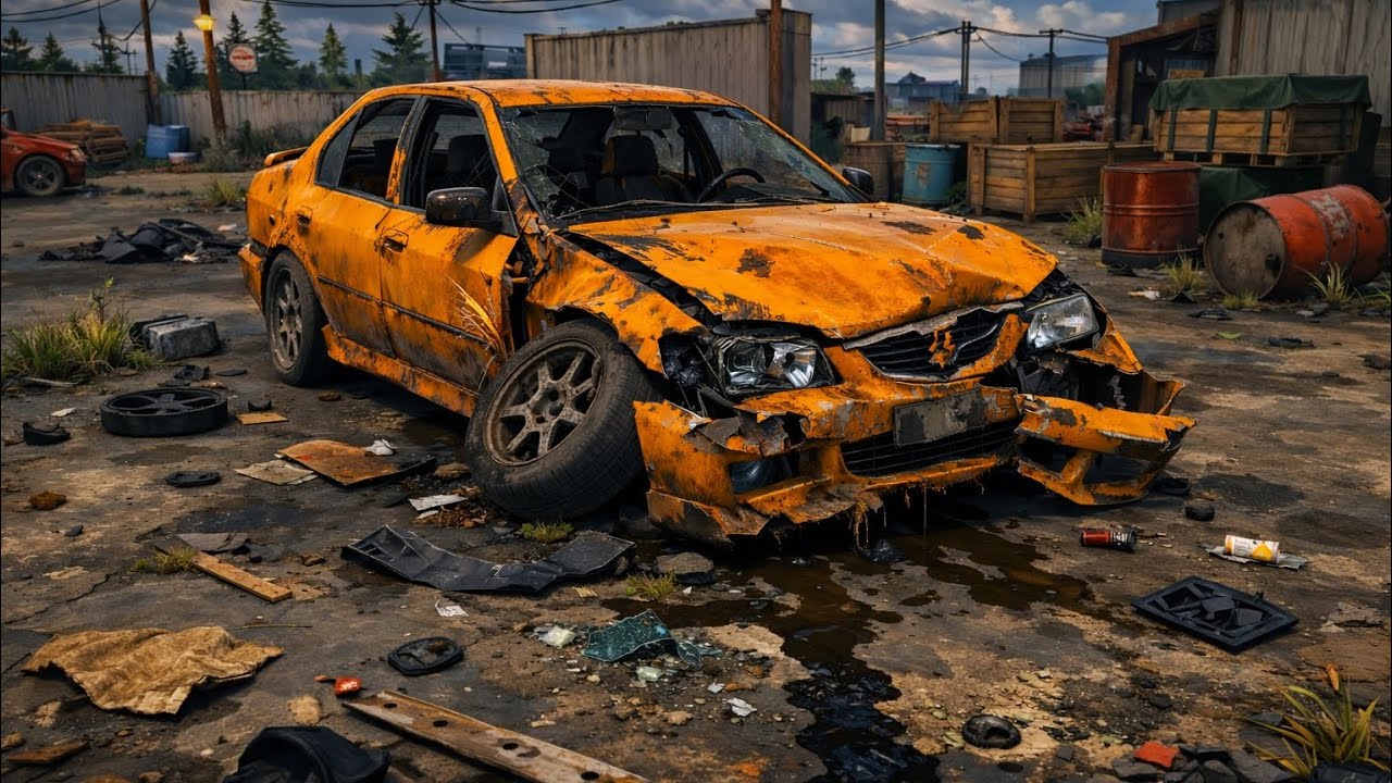 Arreglando coches dañados