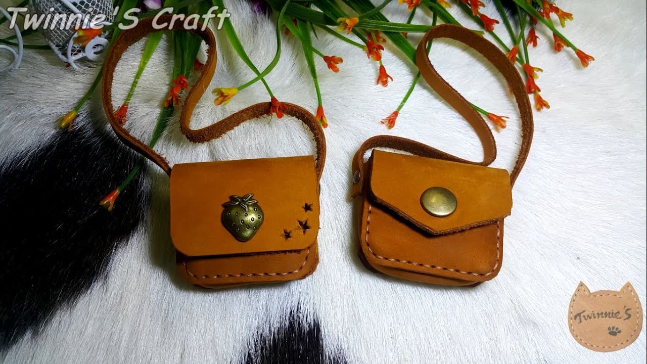 How to make a tiny messenger bag for doll