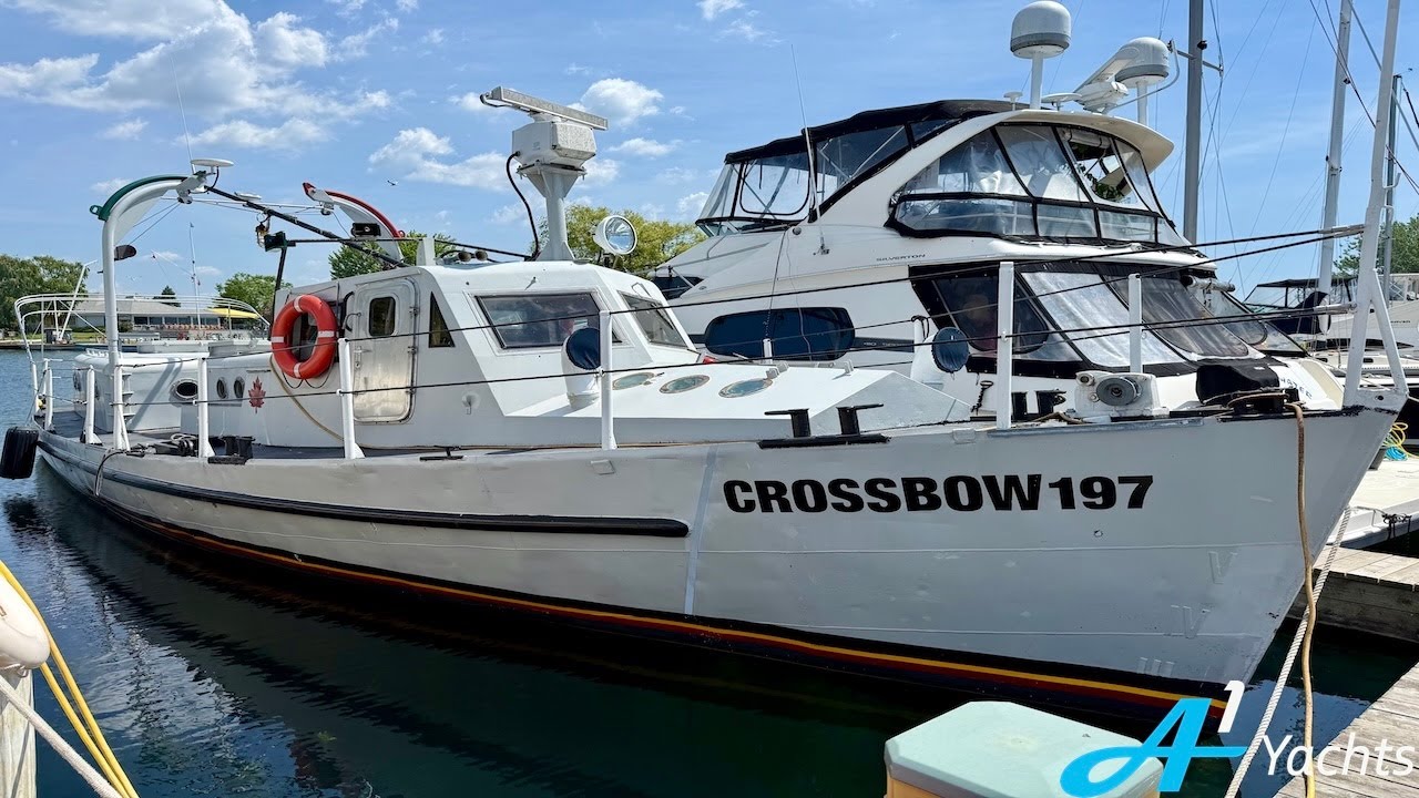 Inside Crossbow 197 – Former Canadian Naval Torpedo Retriever (YMU-116)