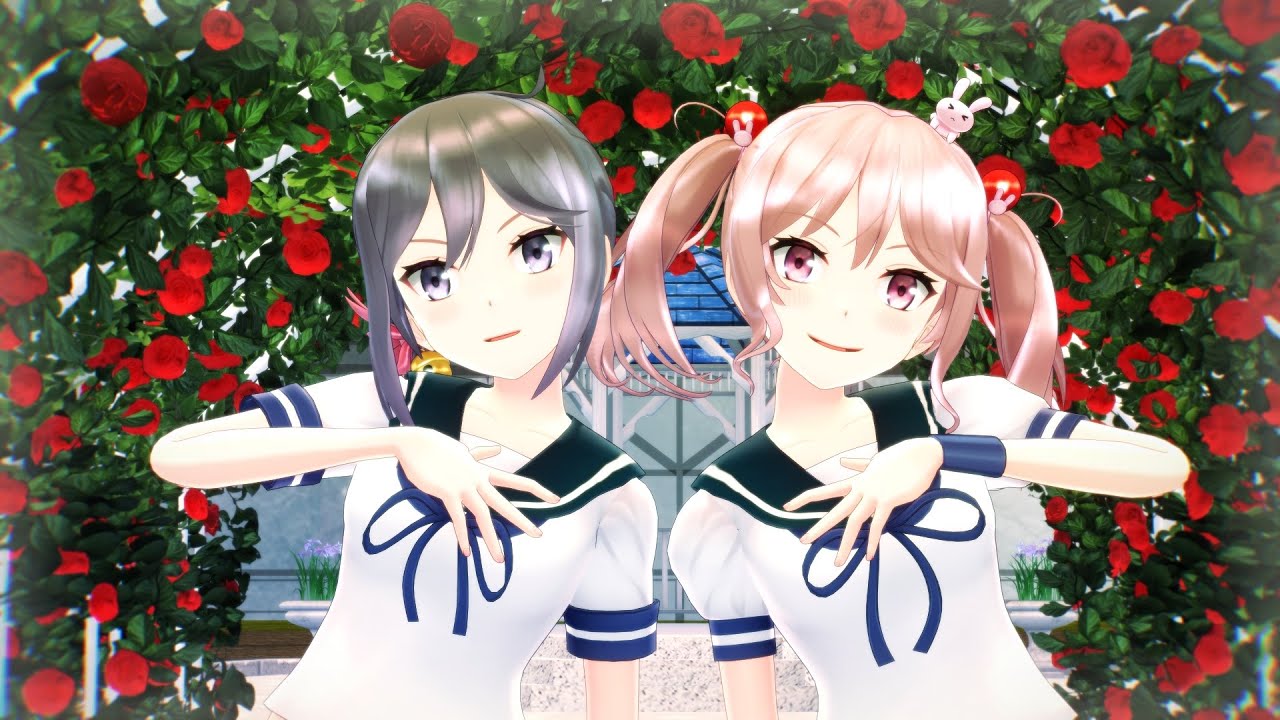 【艦これMMD】つかささん家の あけぼのさんとさざなみちゃんに「ちょこまじ☆ろんぐ」を 踊ってもらった