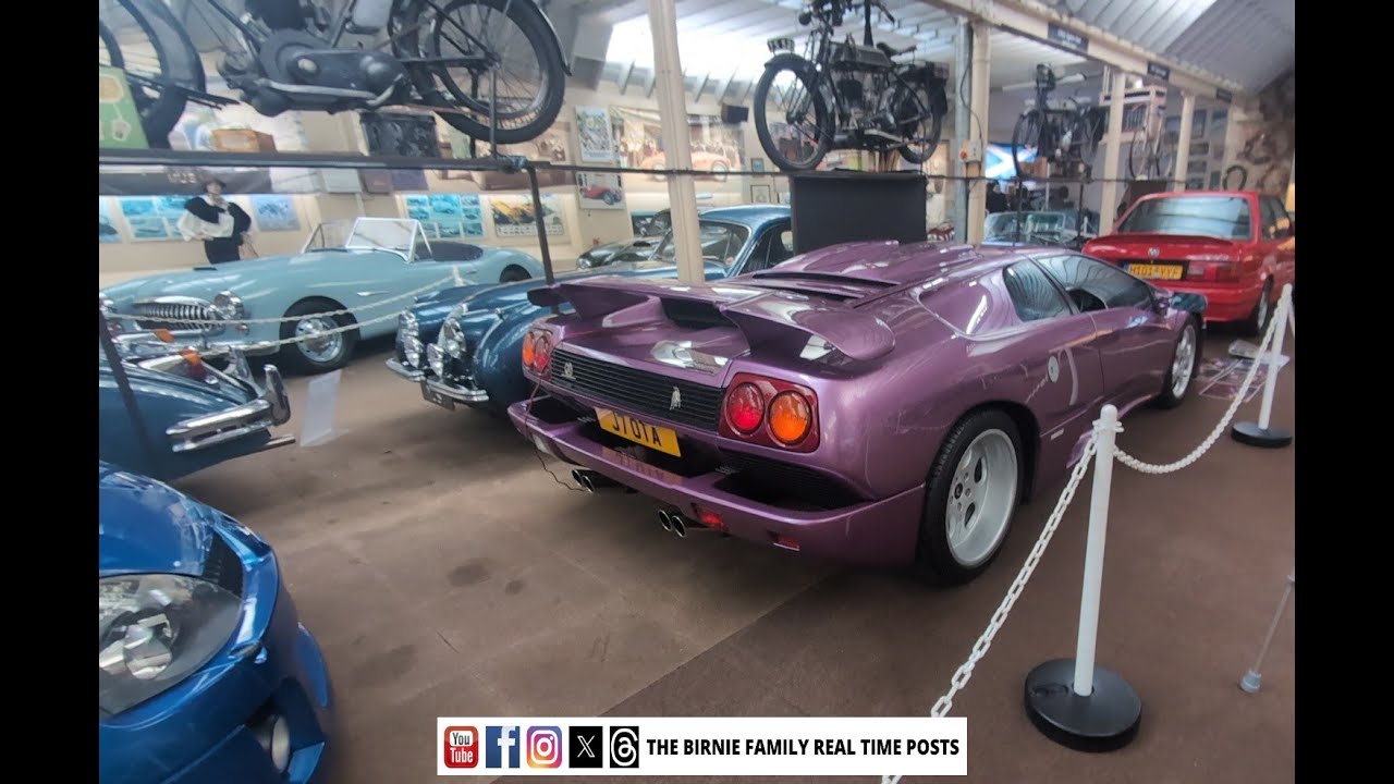 Lamborghini Diablo And Lagonda In Amongst The Classic Cars - BF Automotive Shows & Events