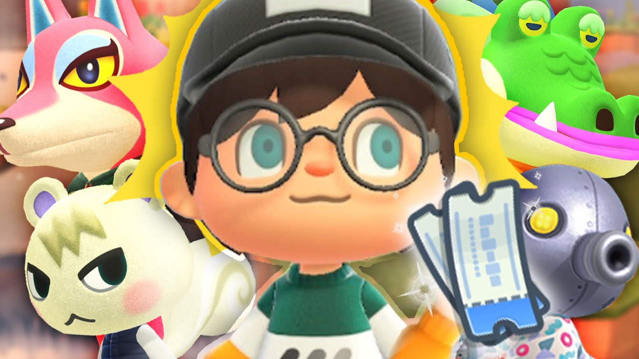 VILLAGER HUNTING FOR MY NEW ISLAND in ACNH!!!!