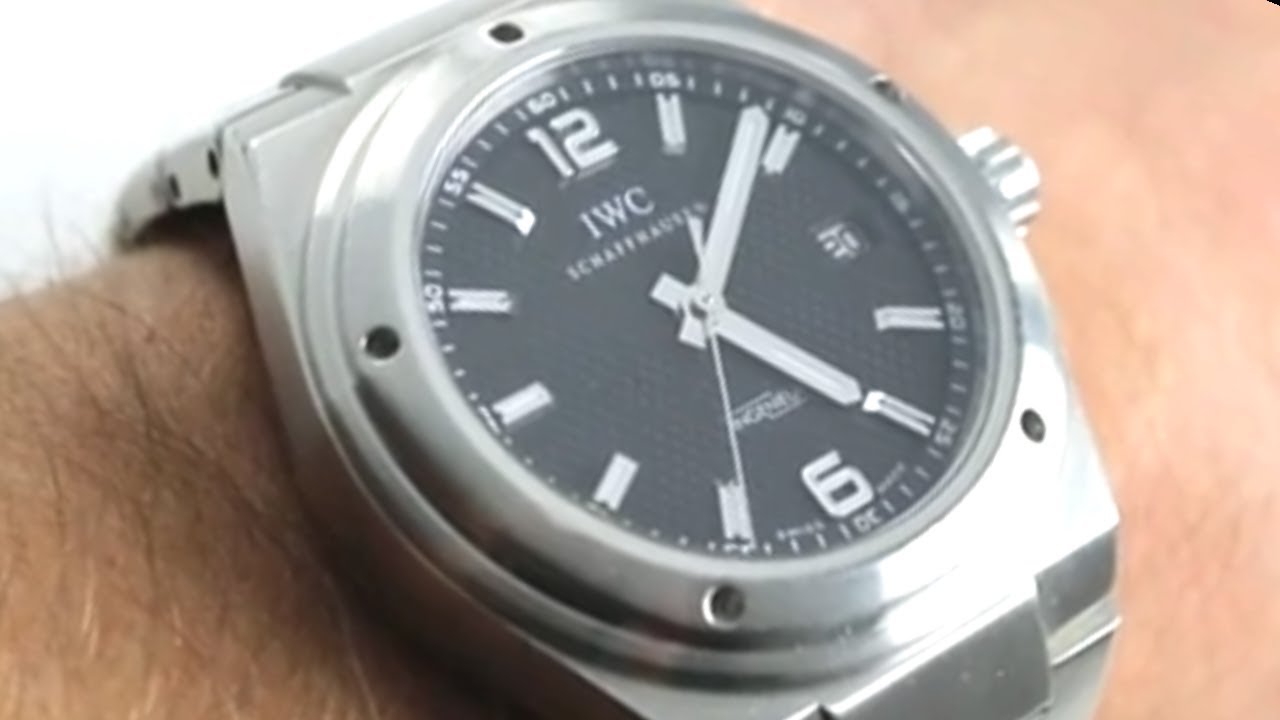 IWC Ingenieur Automatic Ref. IW3227-01 Black Guilloché Dial Hands-On Watch Review