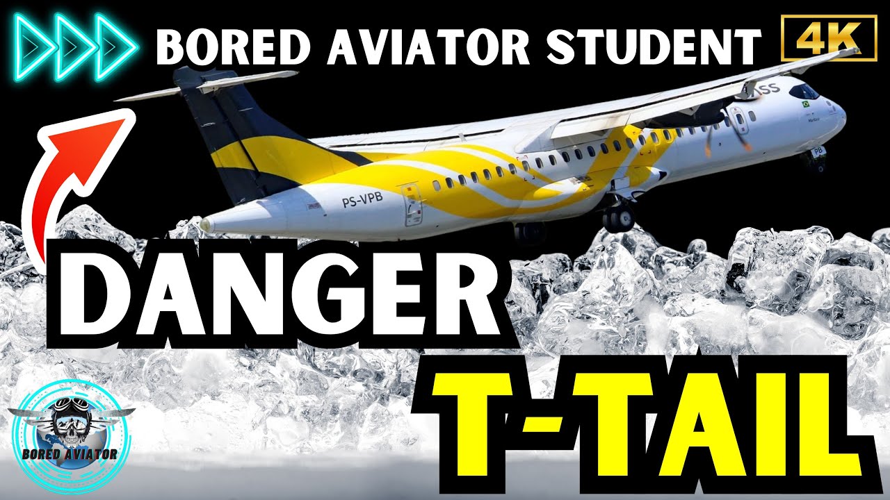DANGER T-Tail vs GLACE 🧊 | enquête préliminaire : ACCIDENT ATR72 au Brésil 🇧🇷 | BORED AVIATOR