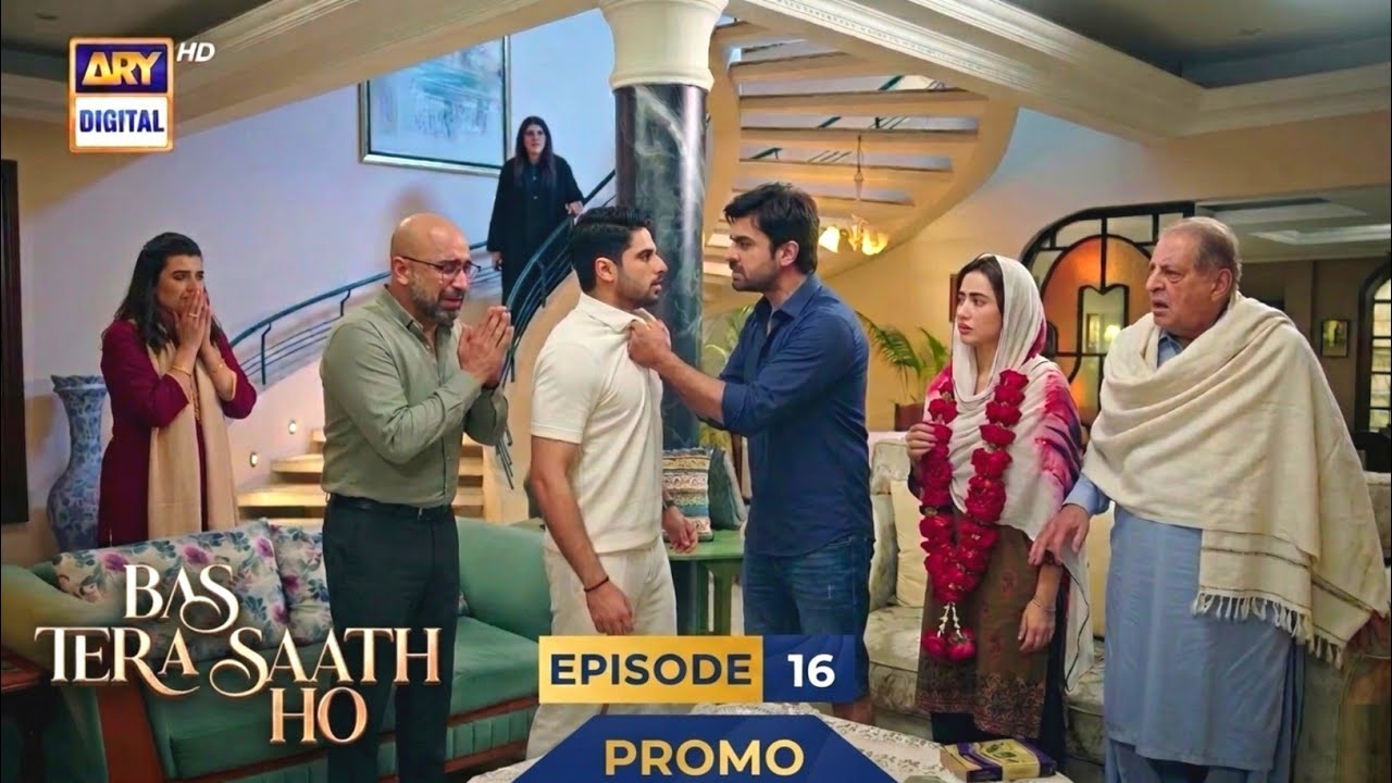 Bas Tera Saath Ho Episode 16 | Promo | Farhan Saeed | Sana Javed | Drama Review