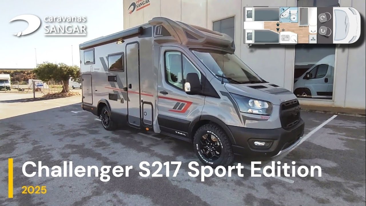 2025 Challenger S217 Sport Edition 165CV AUTOMÁTICA | CARAVANAS SANGAR