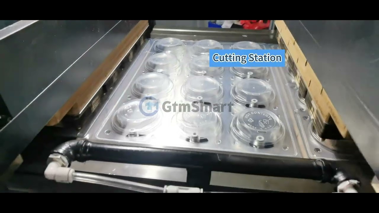 HEY04B Compact Automatic Thermoforming Machine – High-Speed Cup Lid Production | GtmSmart Machinery