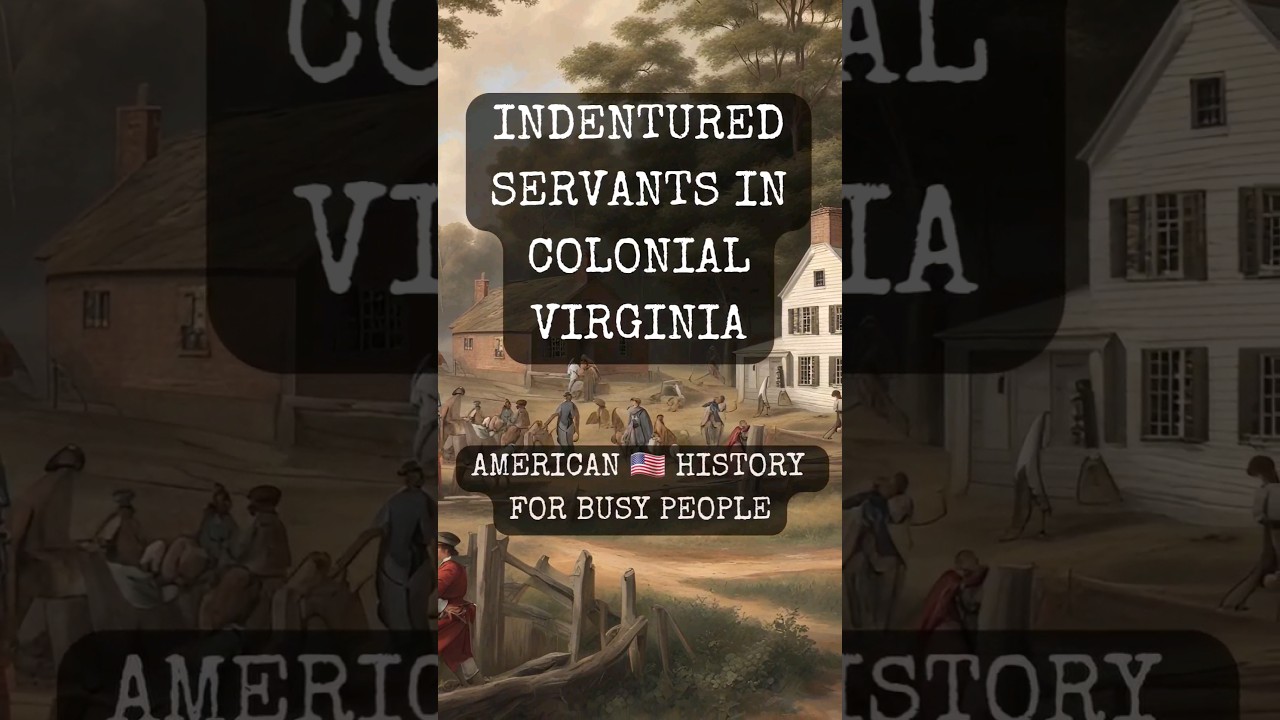 Indentured Servants in Colonial Virginia #history #americanhistory