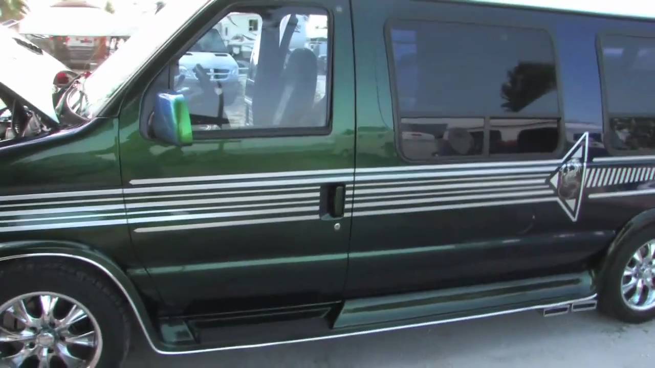 Custom 1998 Ford E150 Van. 
