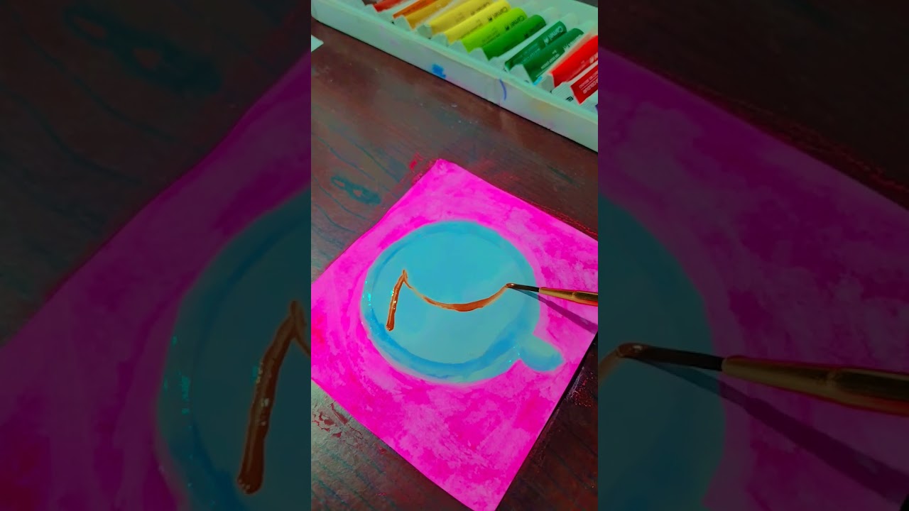 Morning especial coffee ☕. painting 