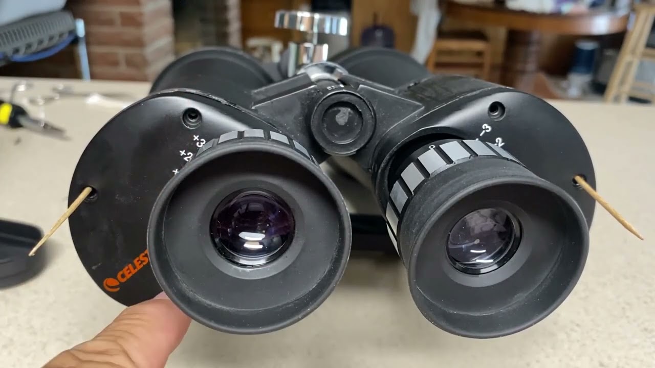 Collimation of Celestron Skymaster 25X100 Binocs