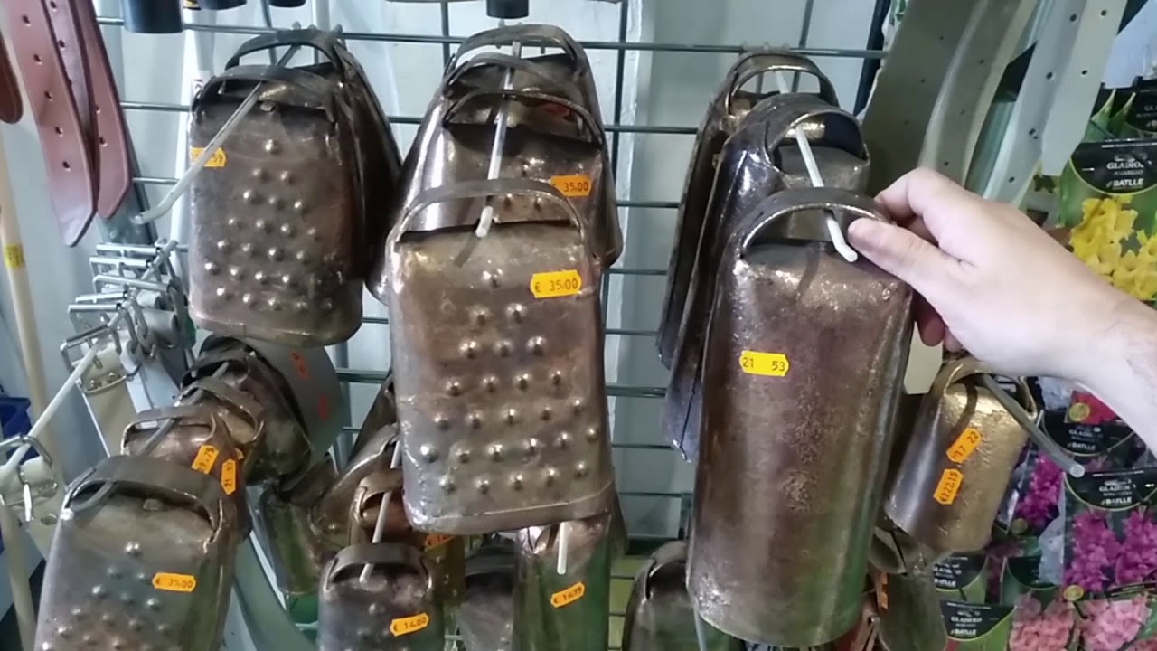 Cencerros y esquilas para cabras, vacas, bueyes, ovejas, caballos y perros - Comercial Guiralsa
