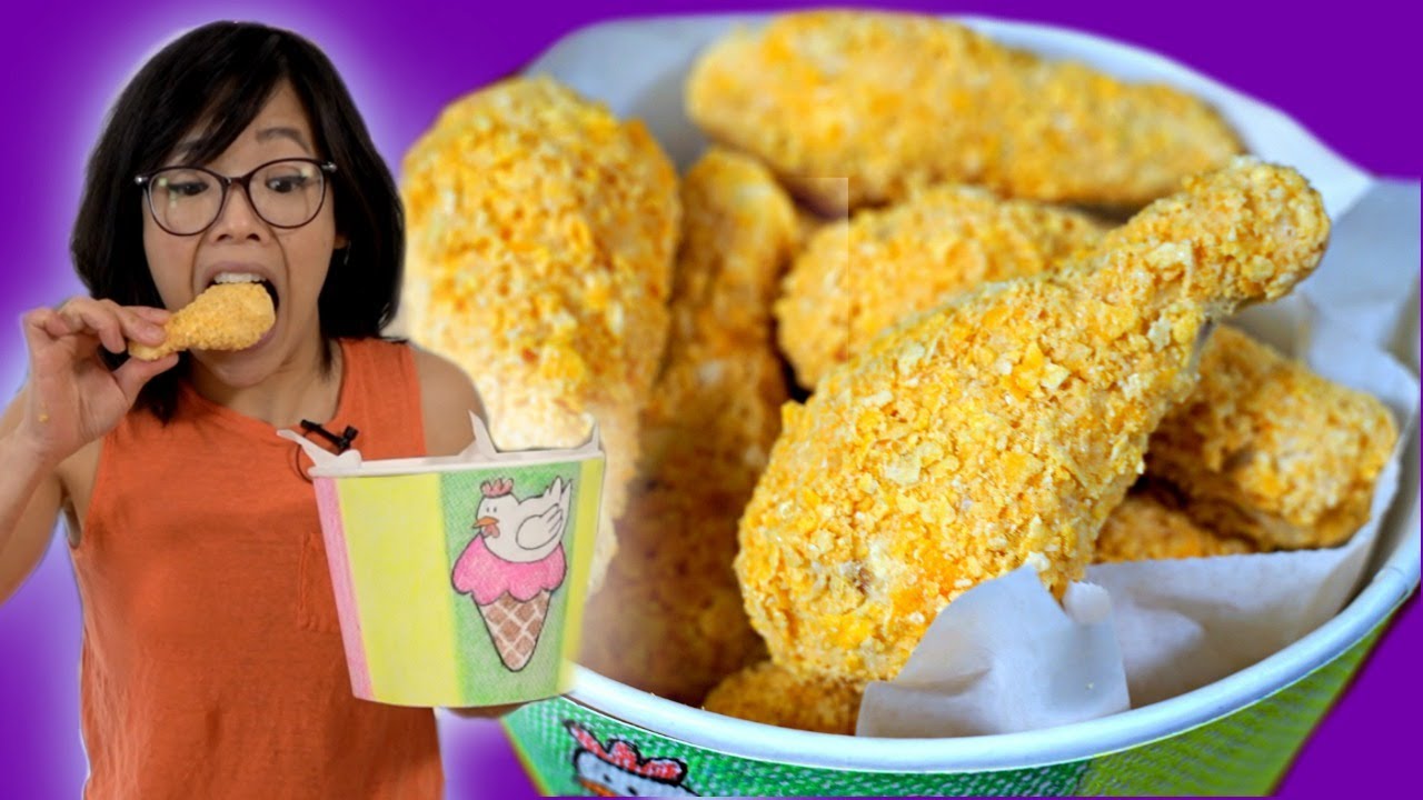 🍦ICE CREAM That Looks Like Fried Chicken 🍗 Not Fried Chicken Ice Cream Bars Recipe Test