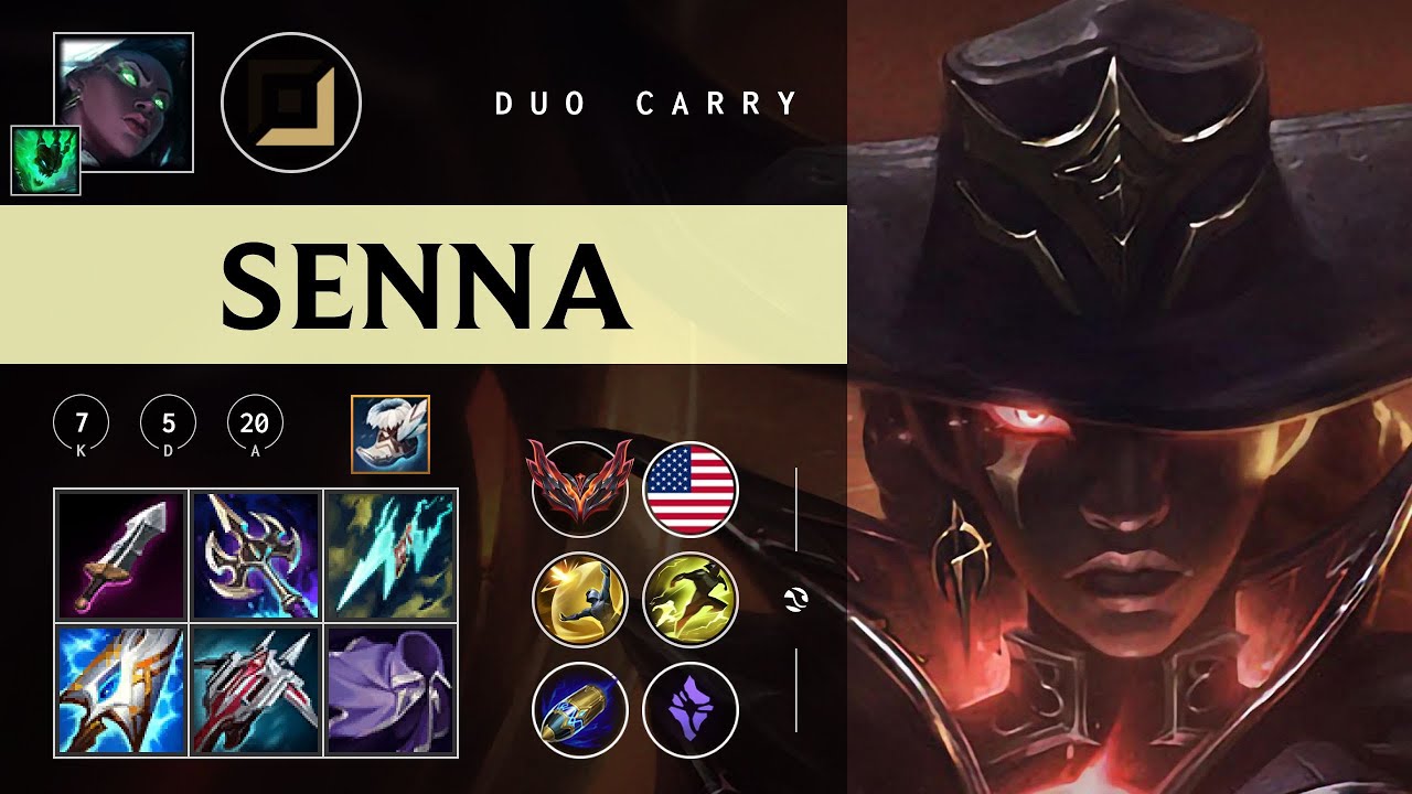 Senna ADC vs Ashe - NA Grandmaster Patch 26.01