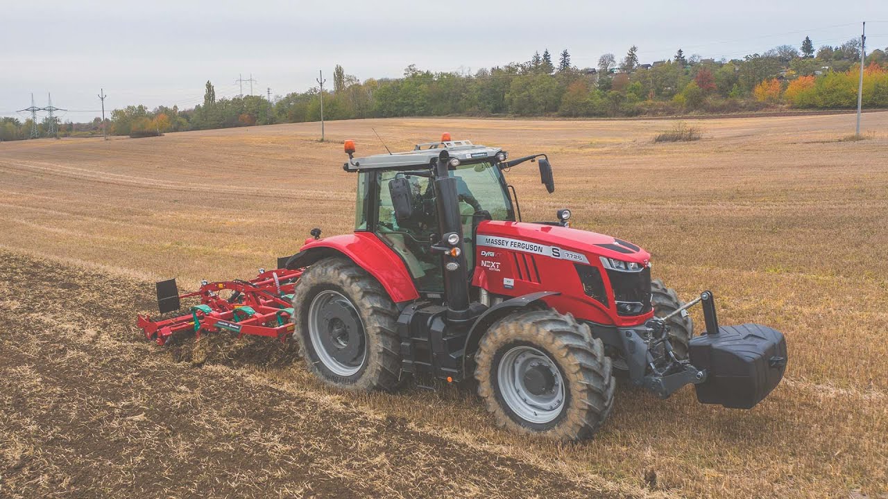 Massey Ferguson 7726 S DynaVT Next Edition & KVERNELAND Enduro Pro 3000