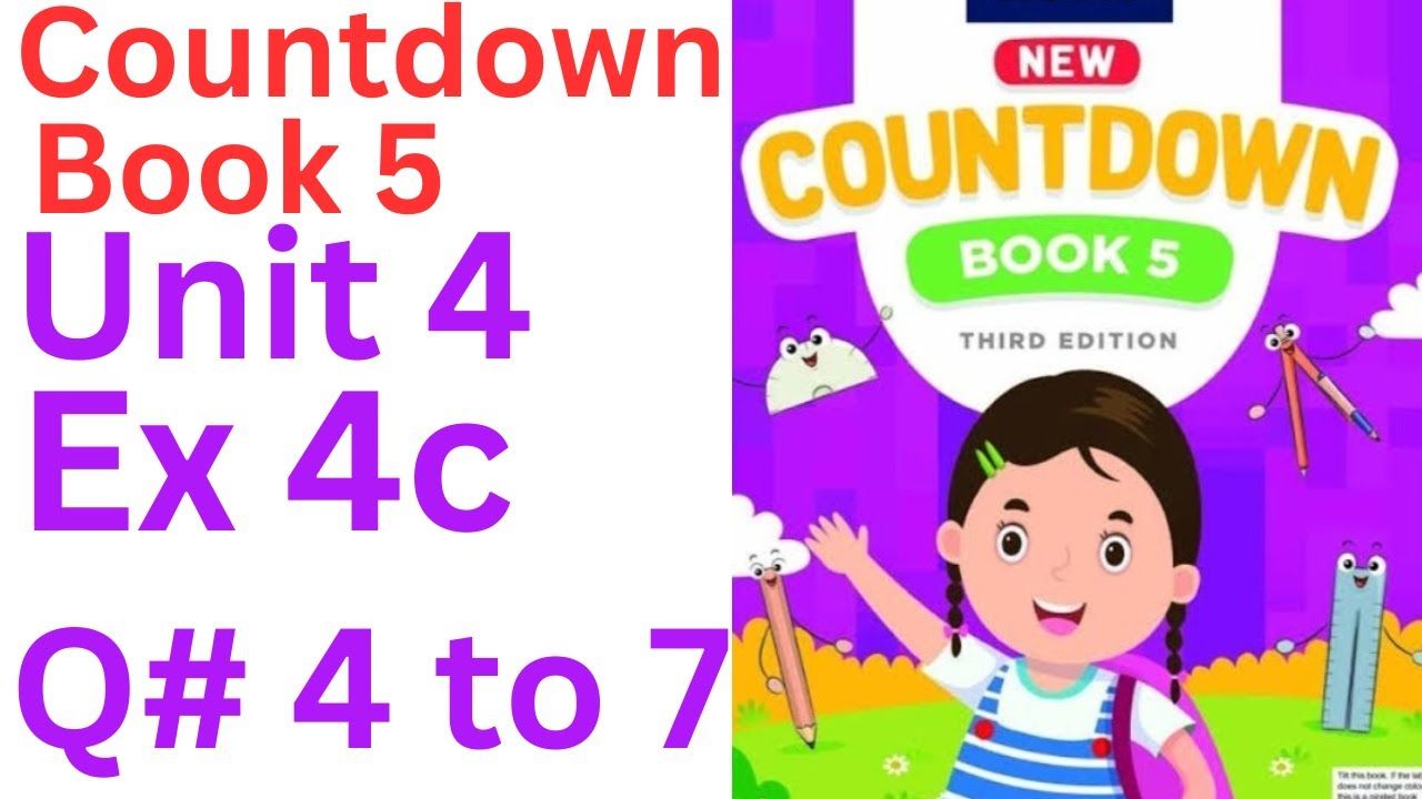 oxford countdown book class 5 Unit 4 Ex 4c| class 5 Unit 4 Ex 4c Q# 4 to 7 💯 solution @ytacademy198