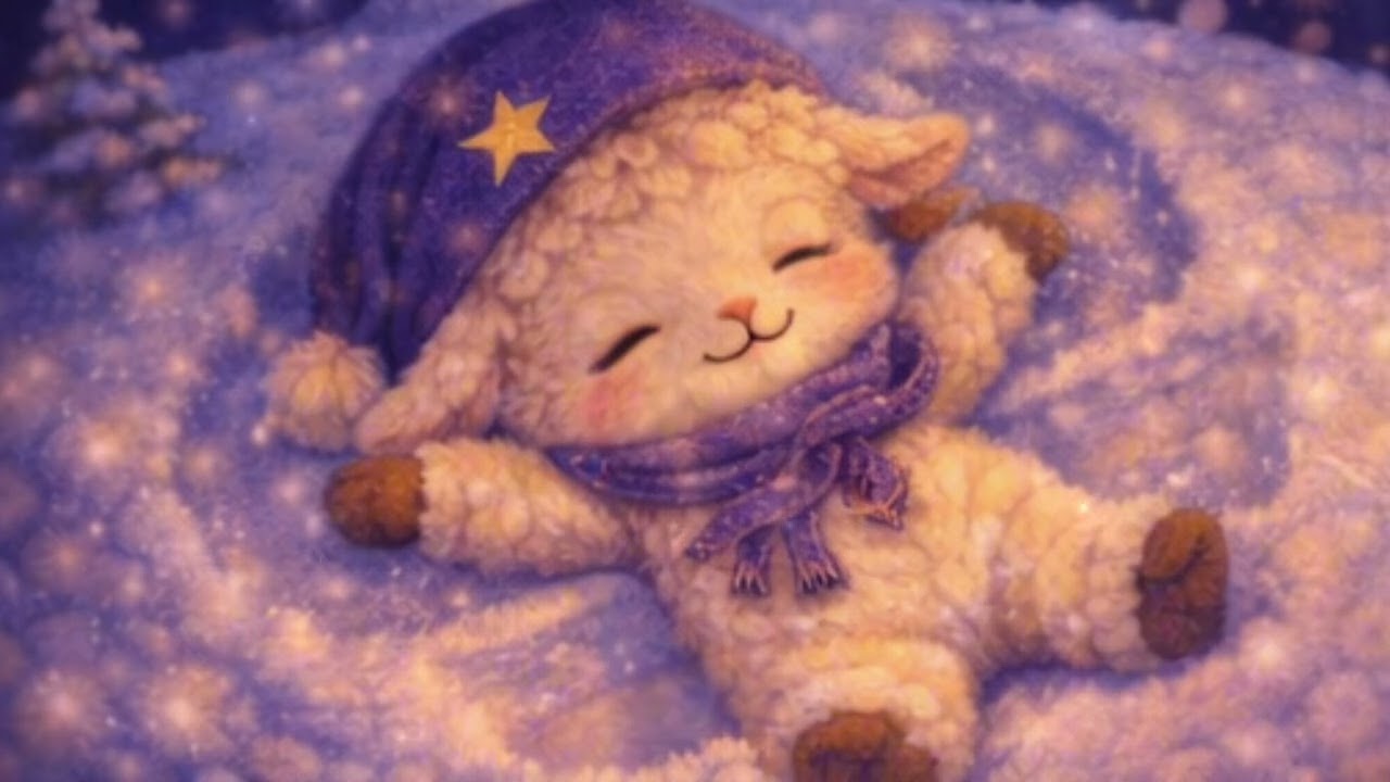 Starry Night Deep Sleep Music | Peaceful Winter Ambience