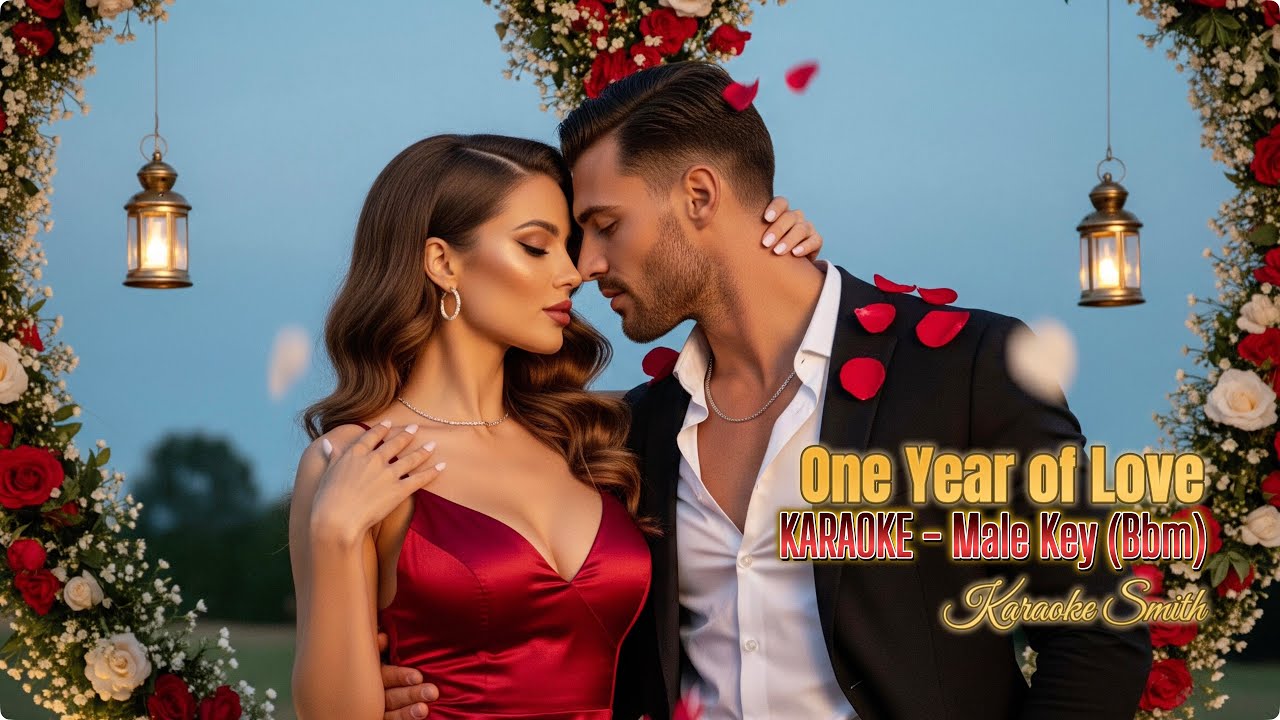 🎤 KARAOKE | One Year of Love - Romantic Slow Bolero 🎶 | See 1st comment for VOCAL version 🎤