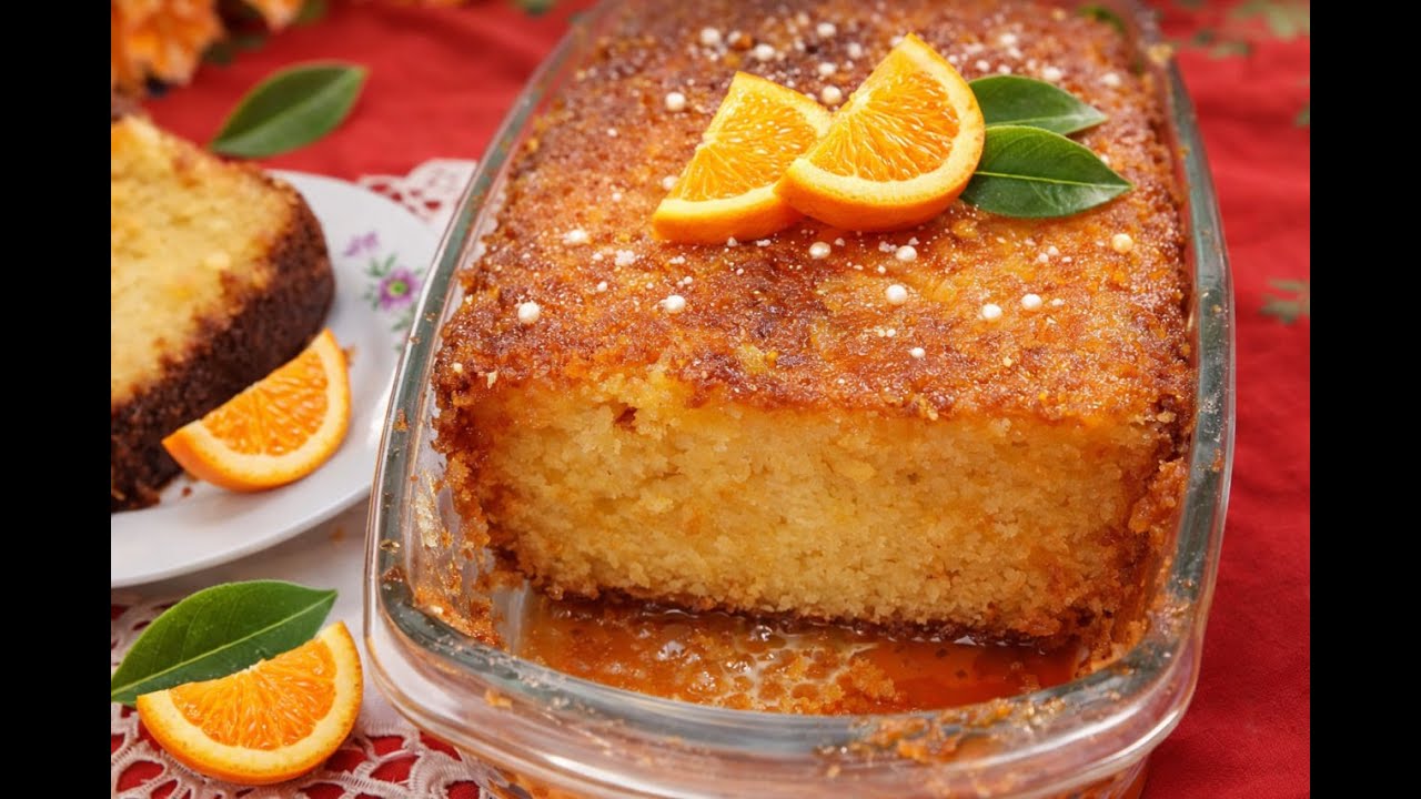 Le meilleur cake à l’orange ultra fondant et parfumé