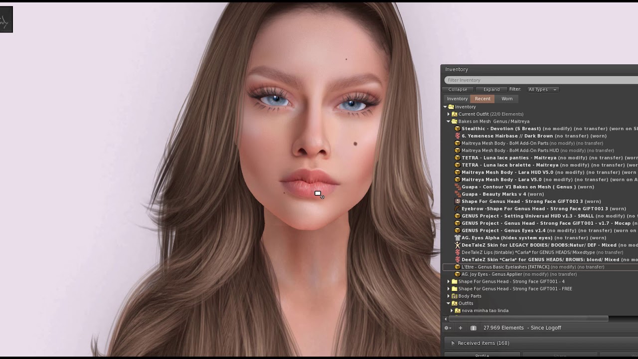 Tutorial - Bakes on Mesh (BoM) Genus Head / Maitreya Body / Catwa Head