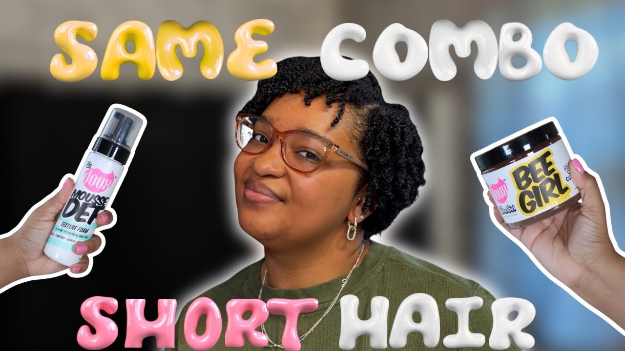 Running It Back! Doux Mousse Def + Bee Girl on Short Hair 💇🏽‍♀️ Wash n Go Routine | Fabulous Faith