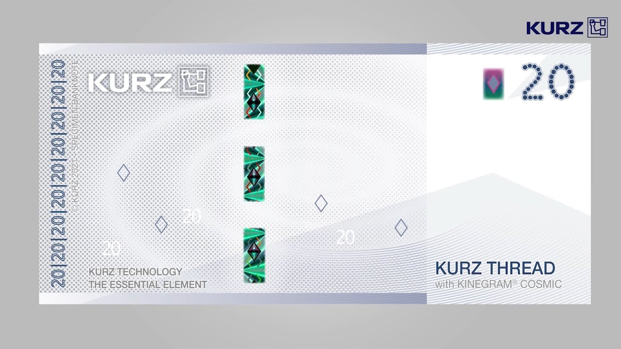 KURZ THREADS with KINEGRAM® COSMIC