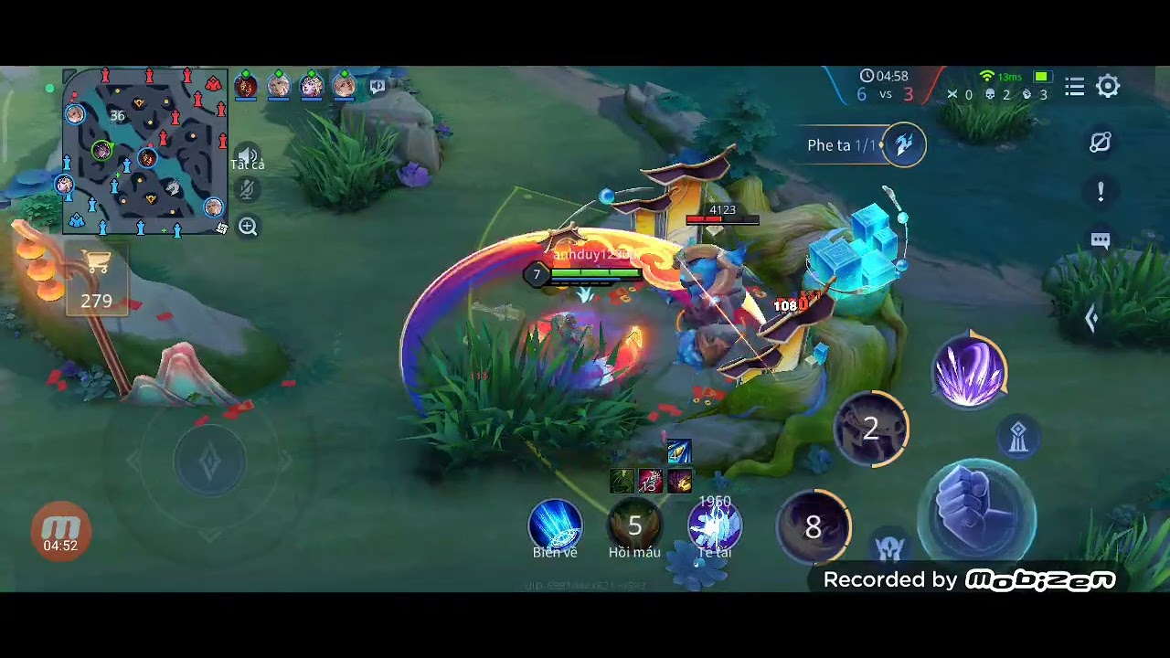 Liên quân Mobile:Triệu Vân được tăng sức mạnh chiêu 2 full dame ép trụ mạnh khiến team địch bất lực 