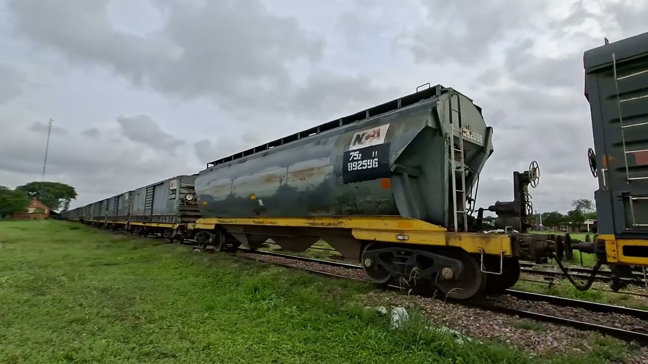 Tren Mega Vacíos de NCA por Estación Ex Súper Intendente Ledesma (Tacanas)