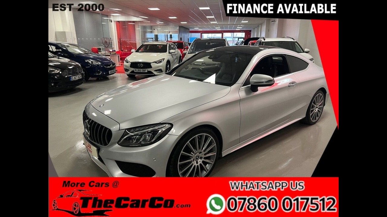 MERCEDES-BENZ C CLASS 2.1 C220d AMG Line (Premium) Coupe 2dr Diesel G-Tronic+ Euro 6