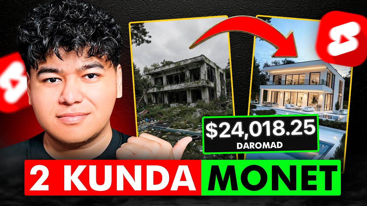 Amerikan YouTube Uchun Luxury House Yo'nalishi! (Bu Yo'nalish Sizni Boy Qiladi)