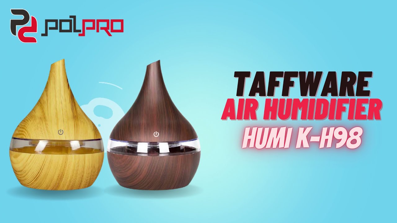 Taffware Air Humidifier Ultrasonic Wood Grain 300ml - Humi K-H98