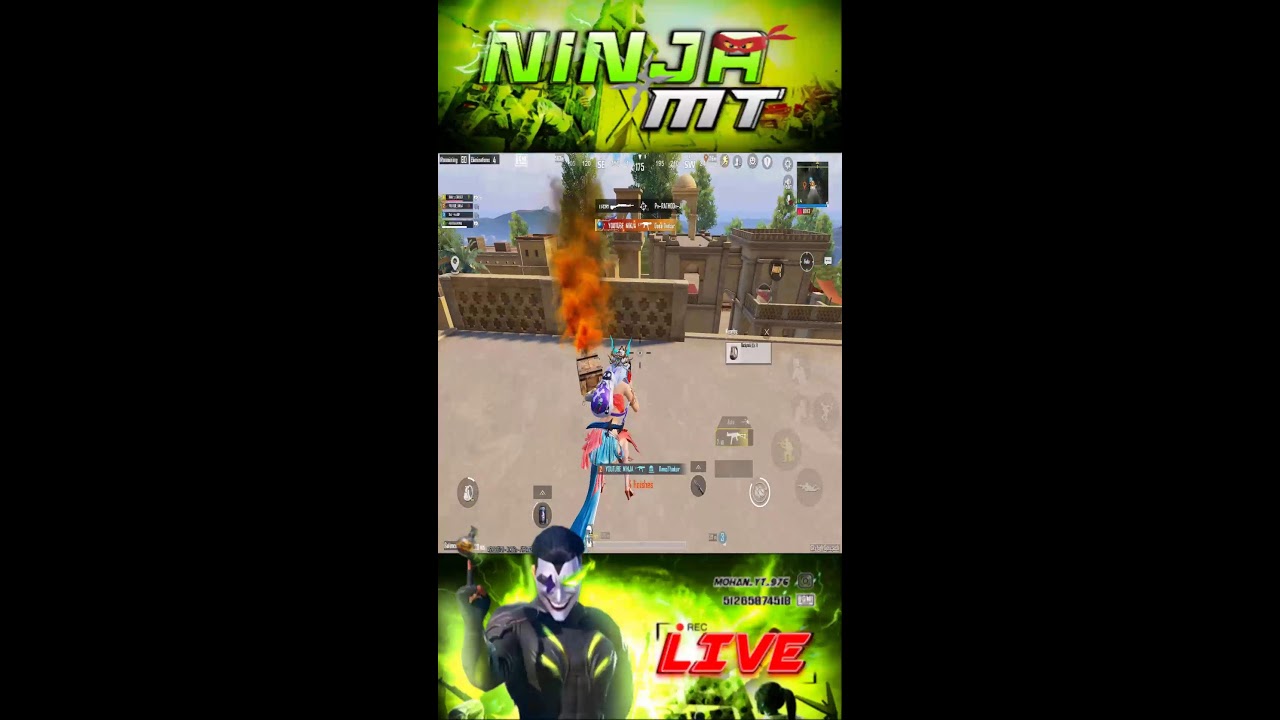 Only rush gameplay ⚡️☠️ 4.2 update #bgmi #bgmilive #shortslive