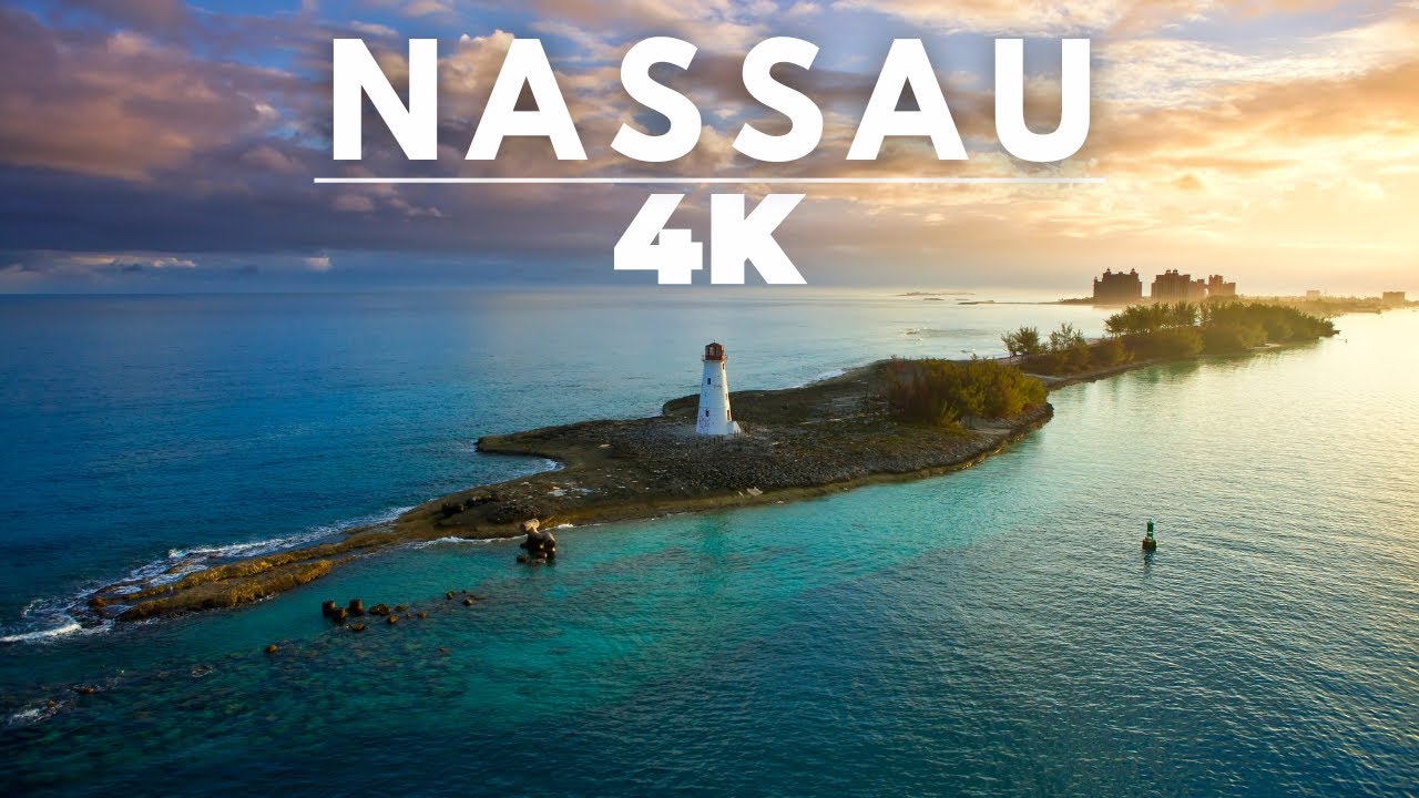 Nassau, the Bahamas 🇧🇸 in 4k ULTRA HD HDR (60 FPS) - Flying over Nassau
