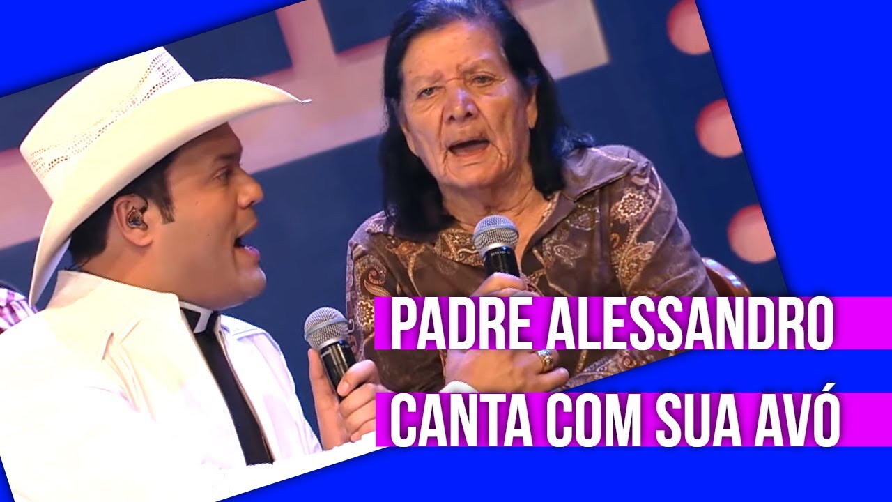 Pe. Alessandro Campos emociona o público ao cantar com sua avó