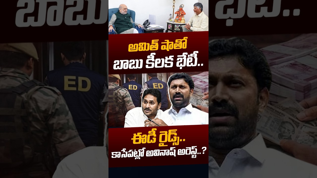 BIG Breaking: కాసేపట్లో అవినాష్ అరెస్ట్.? | CM Chandrababu Meeting With Amit Shah | Nethra Tv Telugu