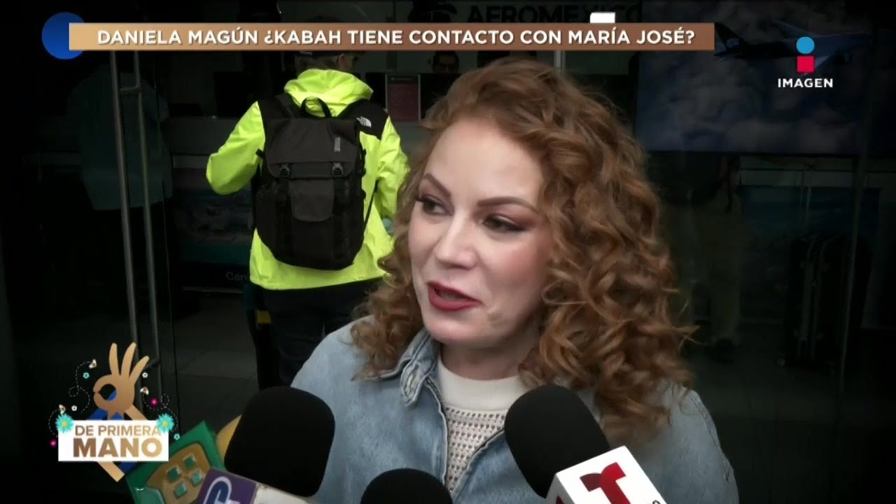 &iexcl;Daniela Mag&uacute;n DESMIENTE distancia entre integrantes de Kabah con Mar&iacute;a Jos&eacute;! | De Primera Mano