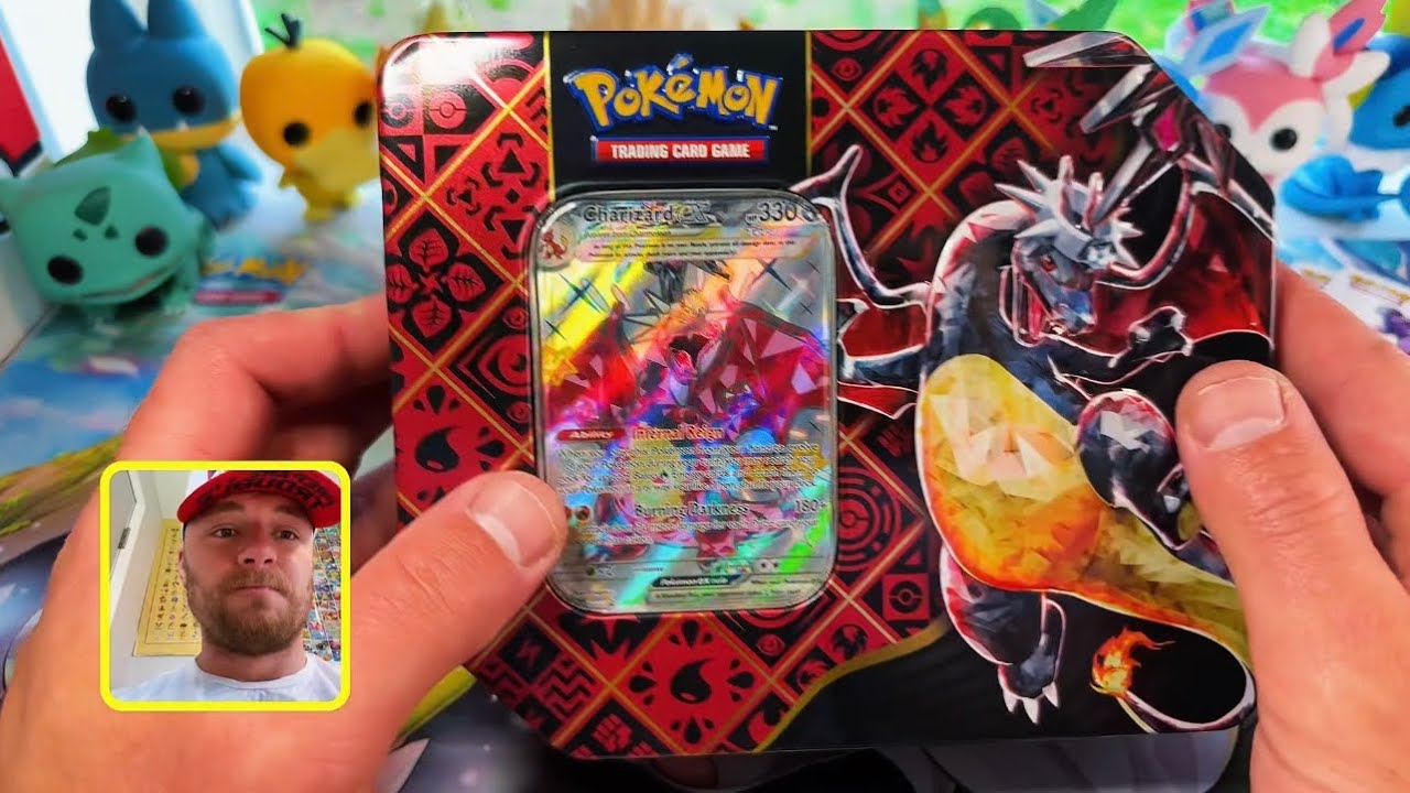 Pokemon Paldean Fates Shiny Charizard EX Tin Opening!