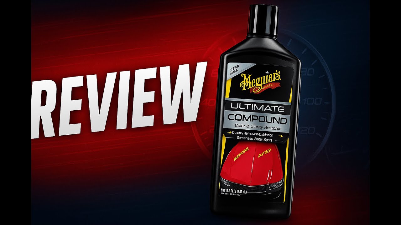 Review - Meguiar's Ultimate Compound - Pro-Grade Car Scratch Remover, Paint Correction Co