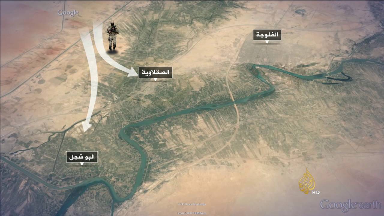 معارك الفلوجة تتركز في ثلاث مناطق