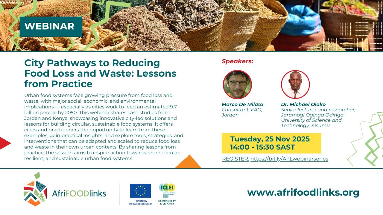 City Pathways to Reducing Food Loss and Waste: Lessons from Practice