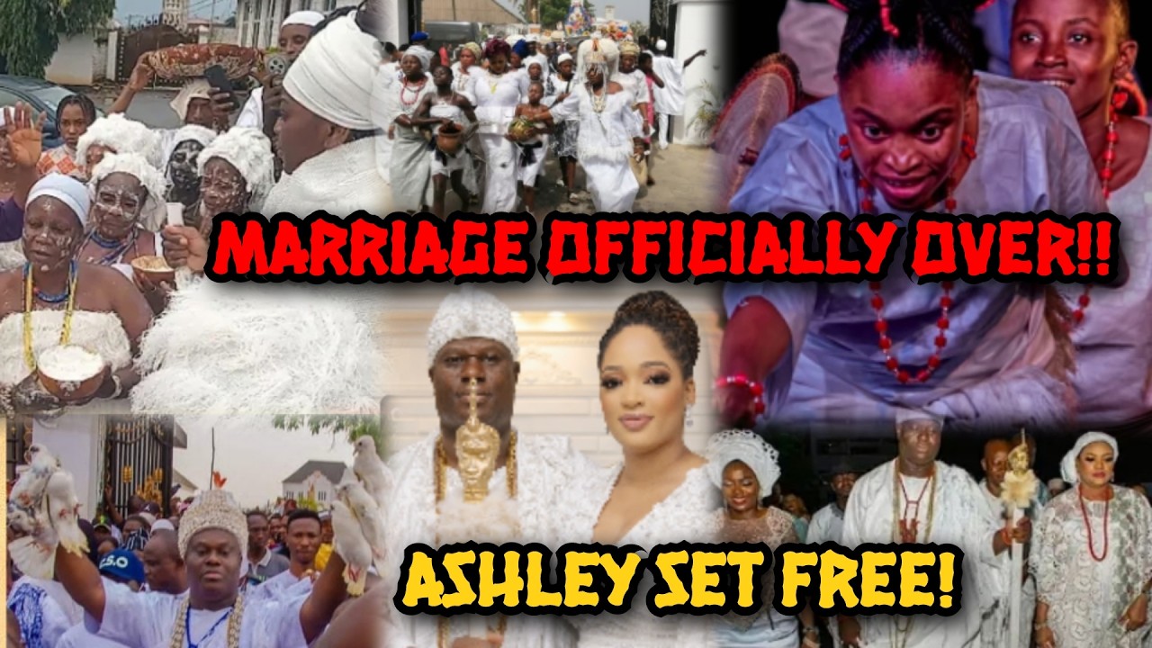 Ooni Shutsdown Palace! Ashley to be Freed the traditional Way! Royal Marriage Officially Over